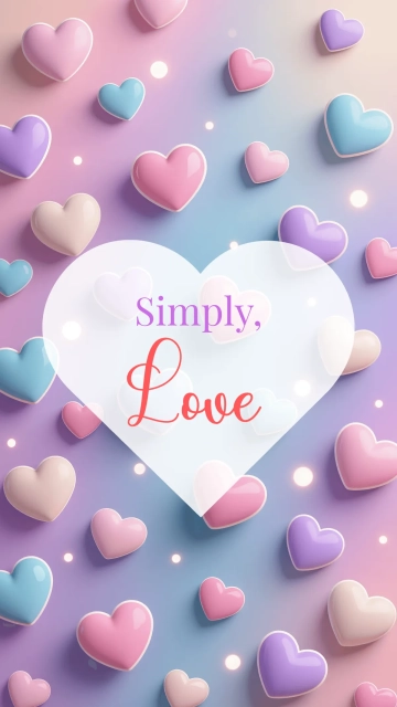 Free Pastel Valentines Day Wallpaper Template to Edit Online