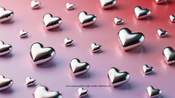Free Abstract Valentines Day Background Template to Edit Online