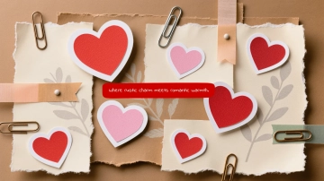 Free Rustic Valentines Day Background Template to Edit Online