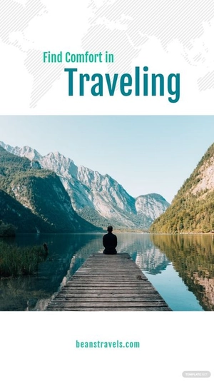 Free Travel Whatsapp Story Template to Edit Online