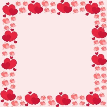 Free Valentines Day Border Clip Art Templates to Edit Online