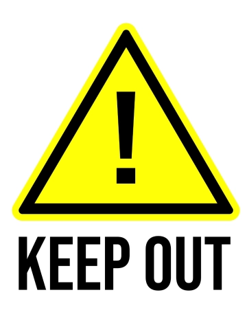 Free Keep Out Construction Sign Template to Edit Online