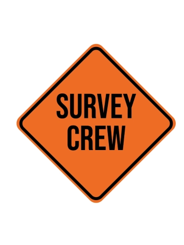 Free Survey Crew Construction Sign Template to Edit Online