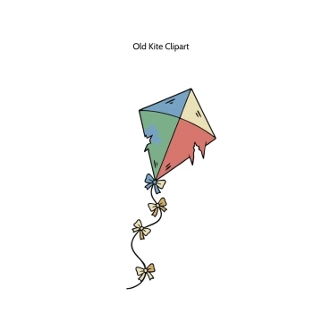 Free Old Kite Vector Clipart (PNG, SVG) to Edit Online