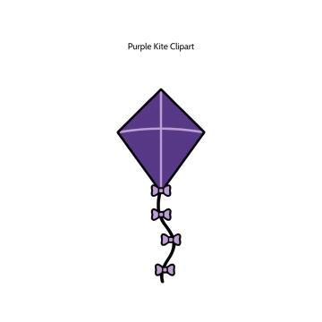 Free Purple Kite Vector Clipart (PNG, SVG) to Edit Online
