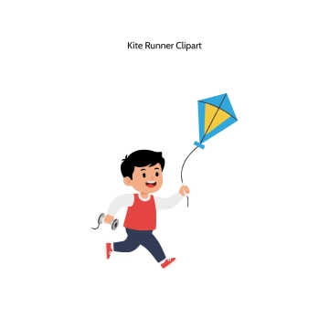 Free Kite Runner Vector Clipart (PNG, SVG) to Edit Online