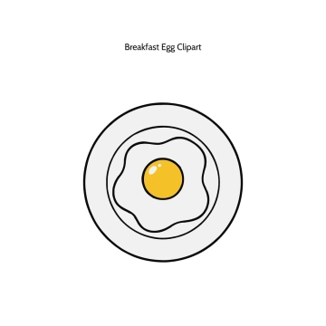 Free Breakfast Egg Vector Clipart (PNG, SVG) to Edit Online