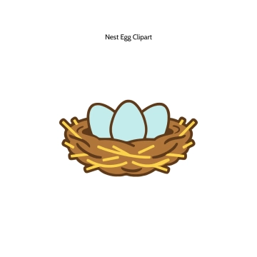 Free Nest Egg Vector Clipart (PNG, SVG) to Edit Online