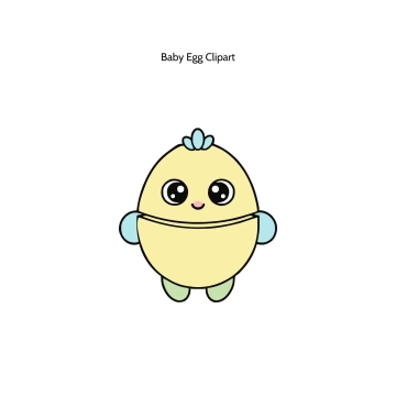 Free Baby Egg Vector Clipart (PNG, SVG) to Edit Online