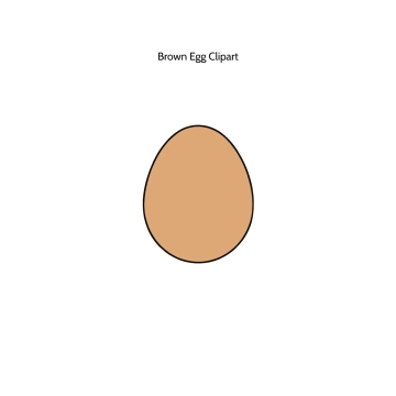 Free Brown Egg Vector Clipart (PNG, SVG) to Edit Online
