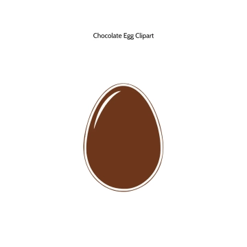 Free Chocolate Egg Vector Clipart (PNG, SVG) to Edit Online