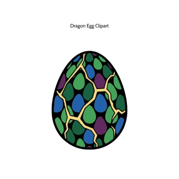 Free Dragon Egg Vector Clipart (PNG, SVG) to Edit Online