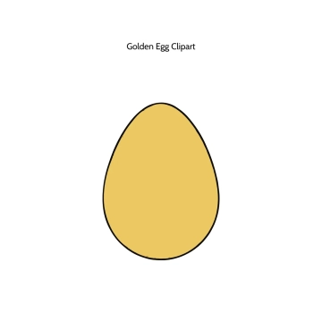Free Golden Egg Vector Clipart (PNG, SVG) to Edit Online