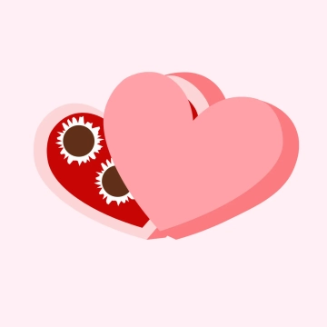 Free Valentines Day Chocolate Box Clip Art Templates to Edit Online
