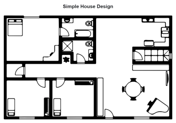 Free Simple House Design to Edit Online