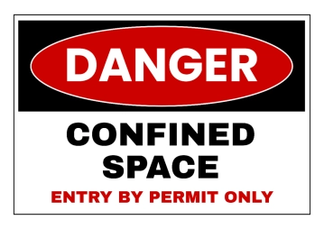 Free Construction Confined Space Sign Template to Edit Online