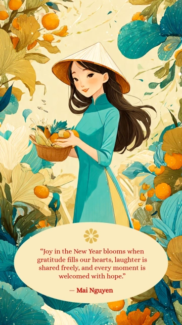 Free Tet Joyful Quote Template to Edit Online