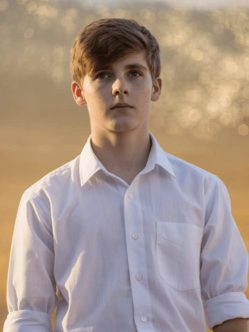 Free Teen Boy Portrait to Edit Online