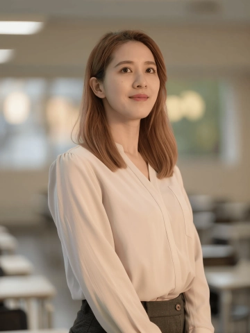 Free Female Teacher Portrait to Edit Online