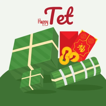 Free Tet New Year Day Elements Clip Art Templates to Edit Online