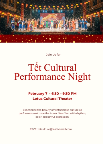 Free Tet Holiday Invitation Template to Edit Online