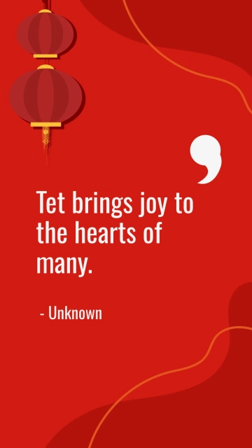Tet Happiness Quote Template