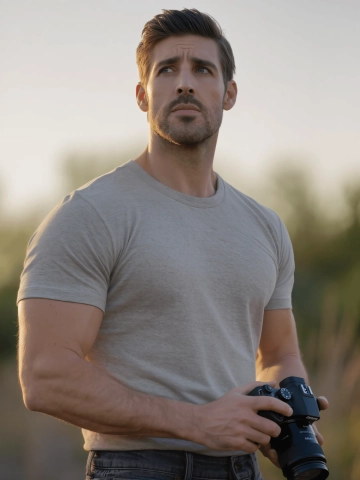 Free Photographer Portrait to Edit Online