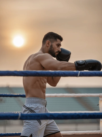 Free Boxer Portrait to Edit Online