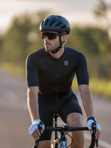 Free Cyclist Portrait to Edit Online