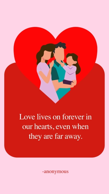 Free Valentines Day Heart Quote Template to Edit Online