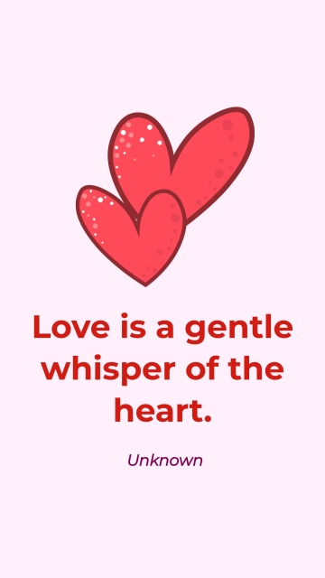 Free Valentines Day Affection Quote Template to Edit Online