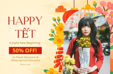 Free Happy Tet Banner Template to Edit Online