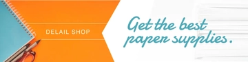 Free Stationery Etsy Banner Template to Edit Online
