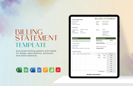 Billing Statement