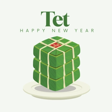 Free Tet New Year Day Holiday Food Clip Art Templates to Edit Online