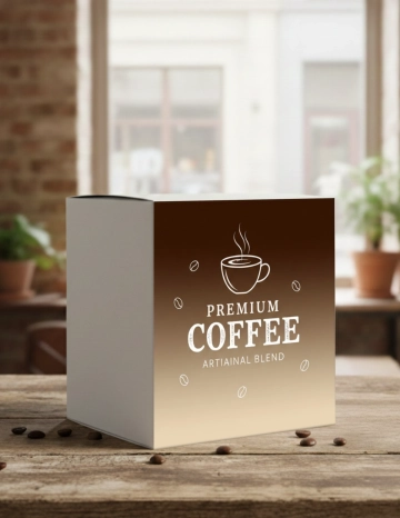 Free Simple Square Box Mockup Template to Edit Online
