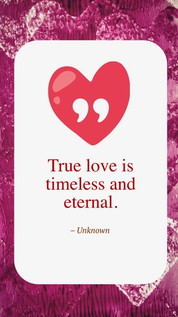 Free Valentines Day Forever Quote Template to Edit Online