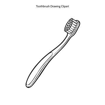 Free Toothbrush Drawing Vector Clipart (PNG, SVG) to Edit Online