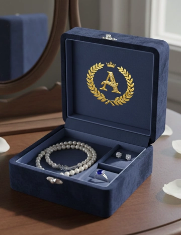 Free Minimalist Jewelry Box Mockup Template to Edit Online