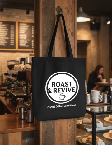 Free Aesthetic Coffee Bag Mockup Template to Edit Online