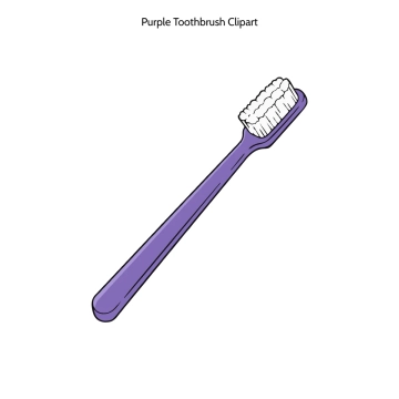 Free Purple Toothbrush Vector Clipart (PNG, SVG) to Edit Online