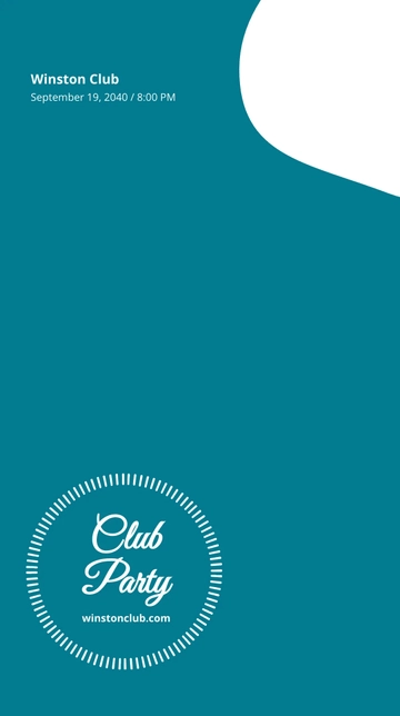 Free Club Party Snapchat Geofilter Template to Edit Online