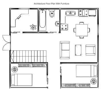 Free Architecture Floor Plan With Furniture to Edit Online