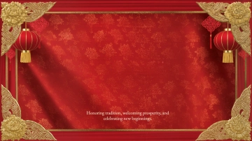 Free Chinese New Year Traditional Background Template to Edit Online