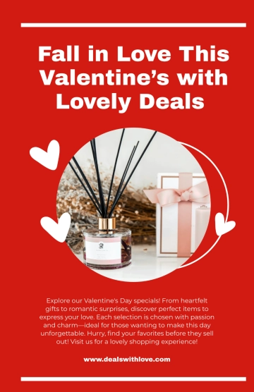 Free Valentines Day Promotion Poster Template to Edit Online