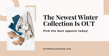 Free Apparel Facebook Shop ad Template to Edit Online
