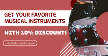 Free Music Shop Facebook Ad Template to Edit Online