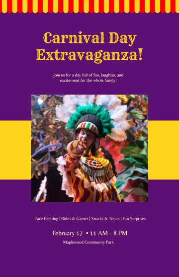 Free Carnival Day Template to Edit Online