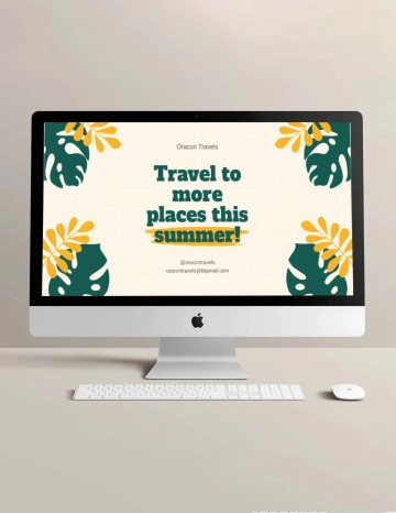 Free Desktop Device Mockup Template to Edit Online