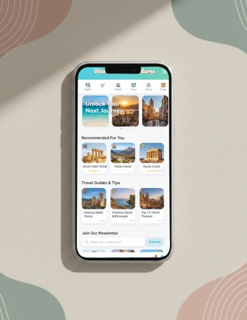 Free Mobile iPhone Mockup Template to Edit Online